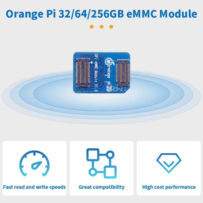 Orange Pi 5 Plus 32Gb - وحدة EMMC لـ Orange Pi بسعات